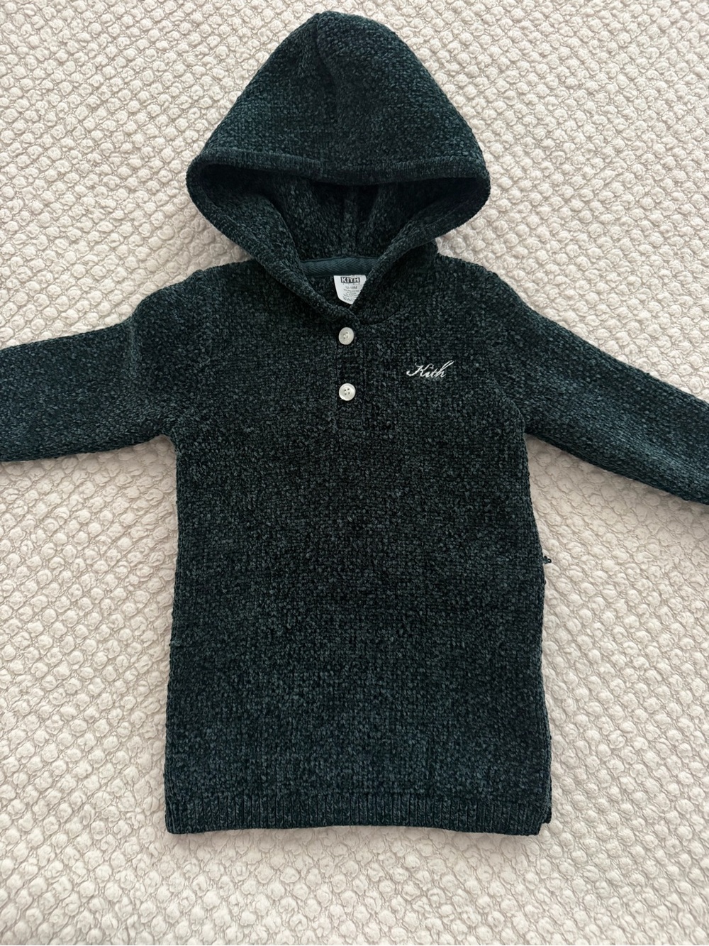 Cozy Hooded Knit Pullover Sweater with Buttons